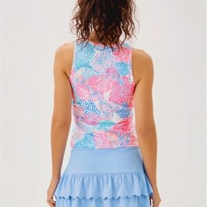 NWT Lilly Pulitzer ACTIVE BRA UPF 50+ in “Roar Of The Seas” MSRP $108 NWT sz LG